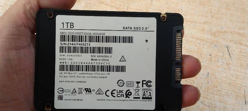 SSD Hard drive 1 TB 1