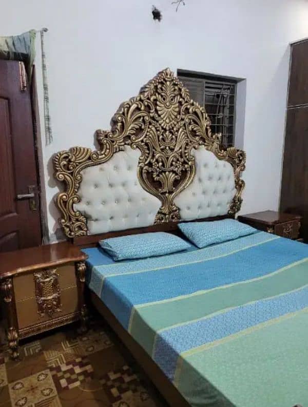 king bed set with dressing table without matters 2