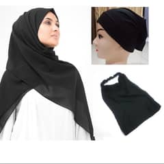 Pack Of 3 Hijab,Hijab Cap and Naqab 0