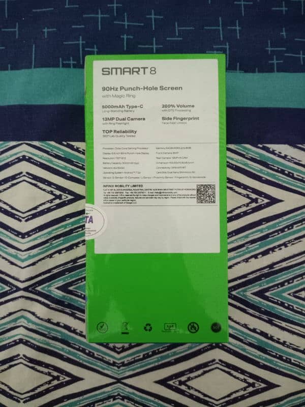 infinix smart 8 box pack 3