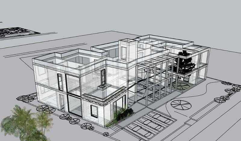 Architect interior landscape designer, Animation AutoCad 6