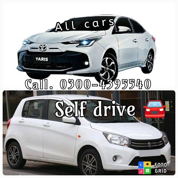 Car rental/ self drive/ rent a car without driver/ 3