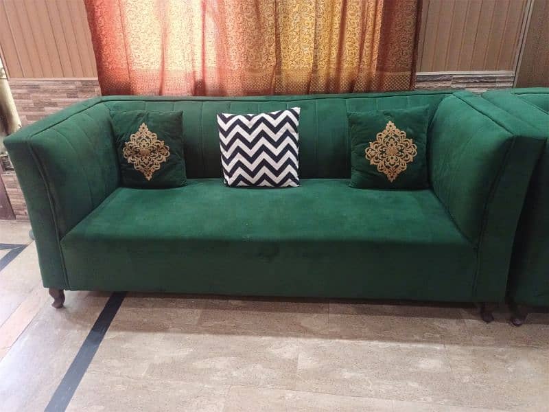 Valvet sofa set 2