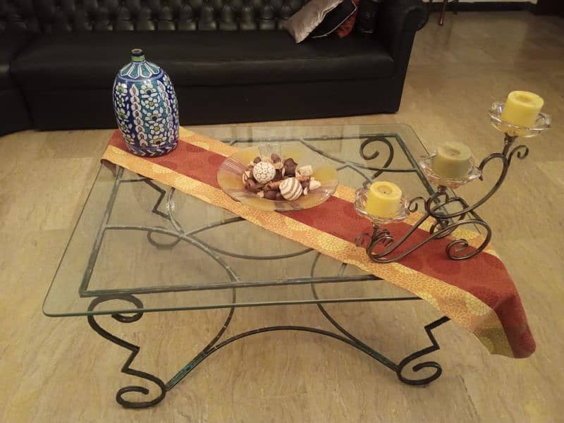 glass and iron table 4