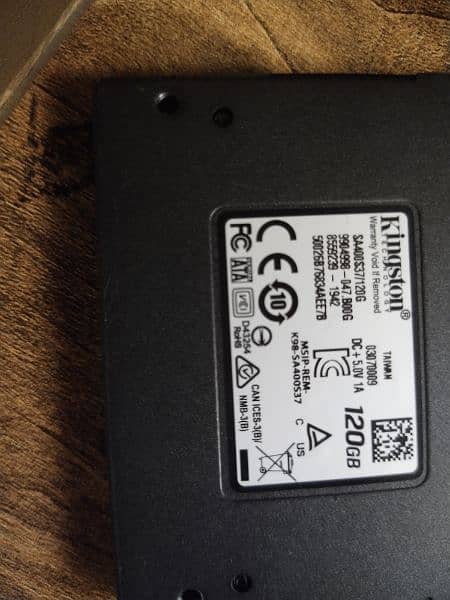 Kingston SSD hard 120GB (Taiwan) 1