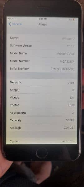 iphone 6 plus 16GB 7