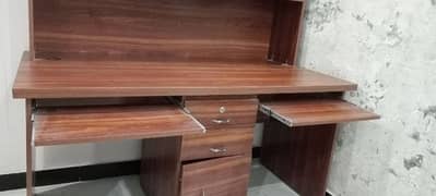 double study table with chairs