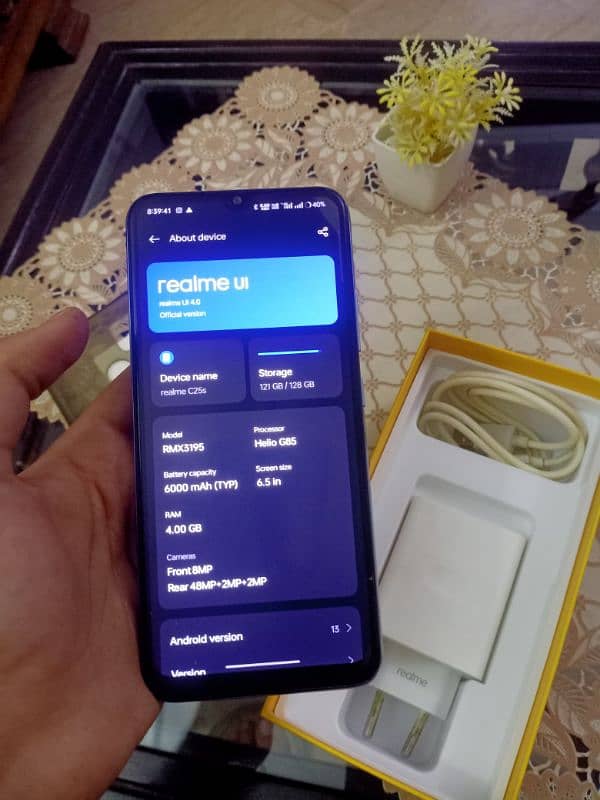 Realme C25S 4/128 WITH ORIGINAL BOX AND CHARGER, 10/10 Condition. 1