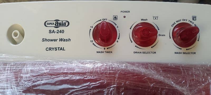 Super Asia semi automatic Washing Machine 1