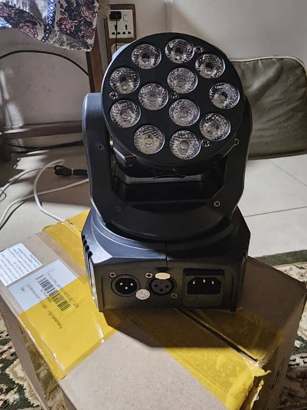 TomShine 40W 12 LED RGBW Moving Head Stage Light-Auto sound activation 0