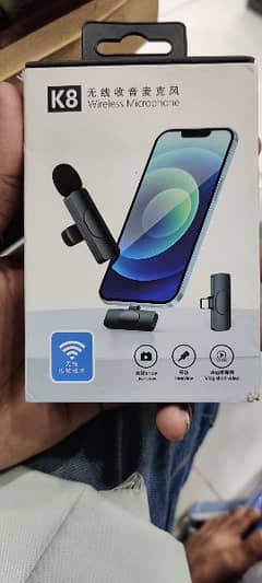 Wireless Microphone By K8 Company 03257666634