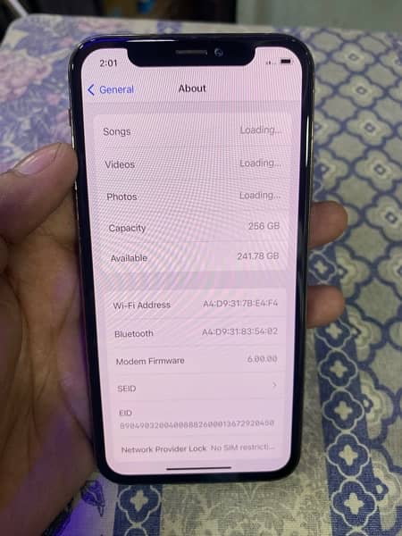 iphone xs non pta factor unlocked 256 Gb 9