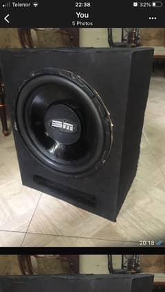 woofer for amplifier with heavy bass ready to plug in