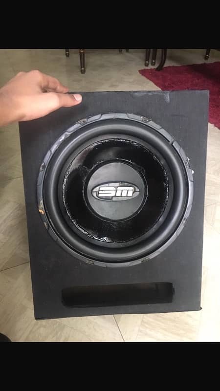 woofer for amplifier with heavy bass ready to plug in 4