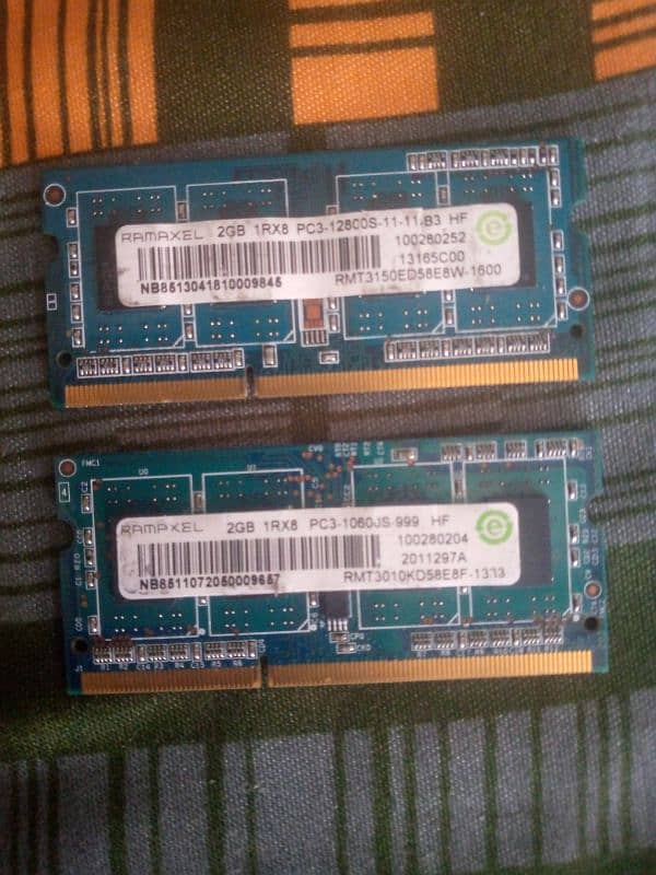 Laptop Ram 2GB ki 2 slots 0