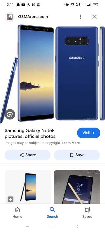 Samsung Galaxy note 8 0