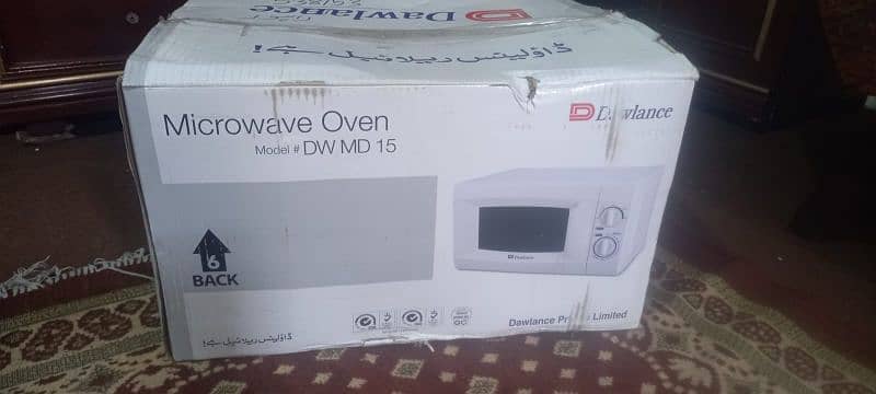 Dawlance microwave oven brand new 0