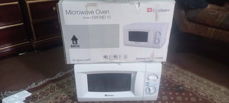 Dawlance microwave oven brand new 4