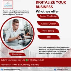 Digitalize Your Business / custom website design