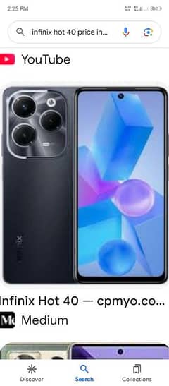 Infinix hot 40 only 3 days use contact nbr 03707010070 0