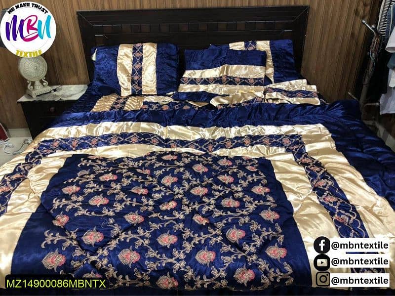 14 pcs Jacquard Bridal bed sheet Set 1