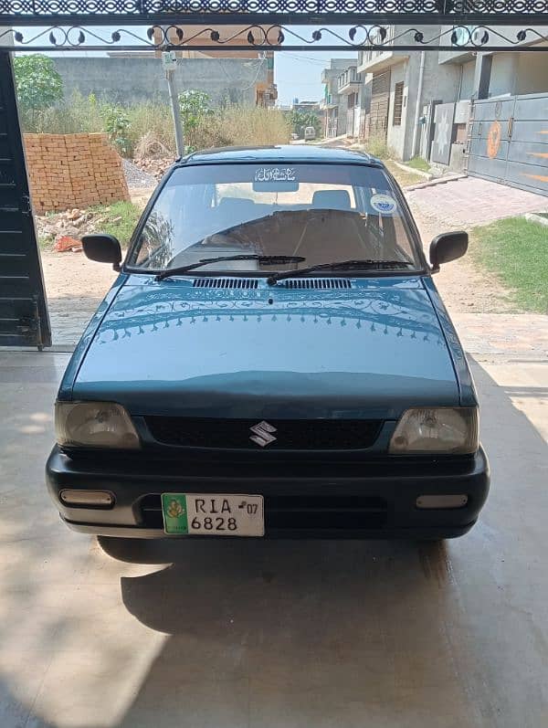 Suzuki Mehran VX 2007 blue colour 2