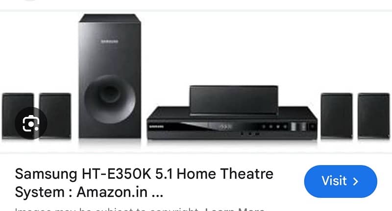 Samsung ht-e350 dvd home theater system 1