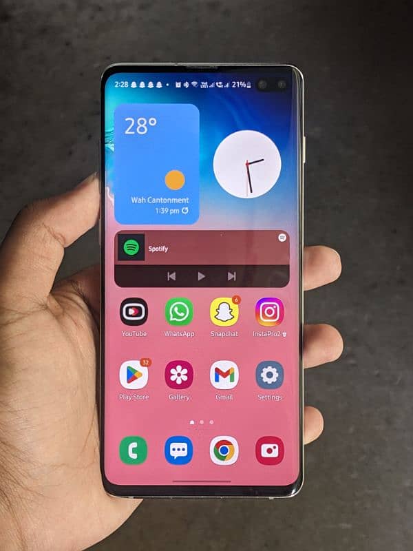 Samsung S10 plus | 8/128gb | official pta approved 11