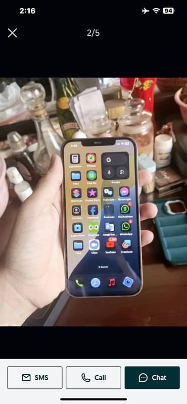 I phone 12 pro max jv 128gb 10/10 3