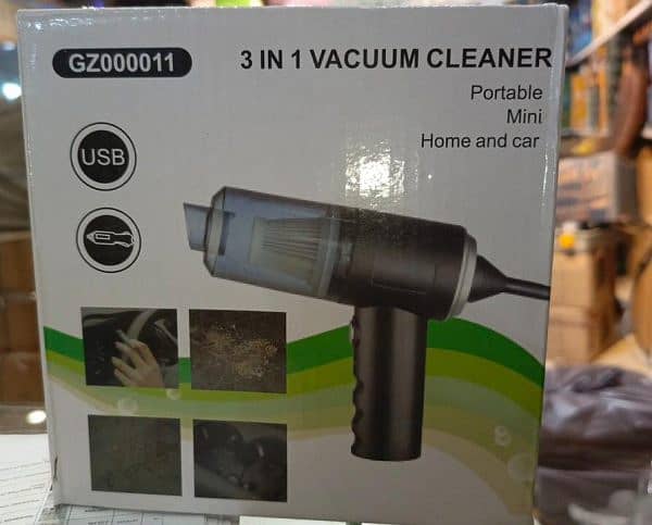 3 In 1 Portable Vacuum Cleaner Duster Blower Air Pump Wireless Hand-h 1