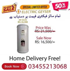 Electric water heater geyser & gas geyser dual electric geyser