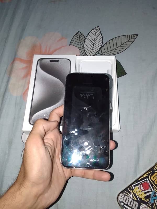 I PHONE 15 PRO MAX WHITE TITANIUM 6