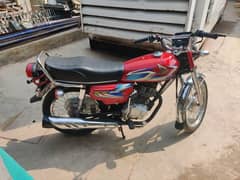 Honda CG-125 Red 2022 Karachi Number