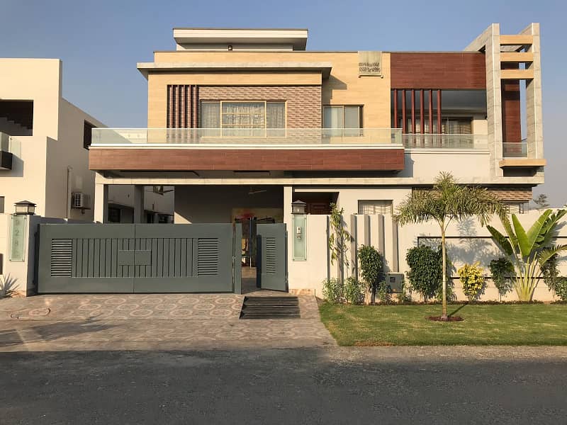 1 Kanal slightly used Unique Modern Design House For Sale at Prime Location of DHA Phase 5 Lahore, Near to park 0