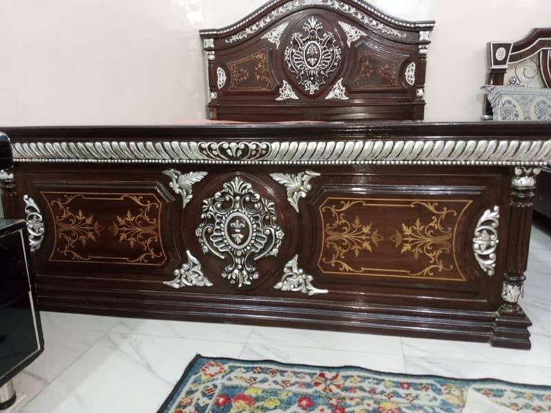 Chinyoti bed Queen size shiham 03443787156 2