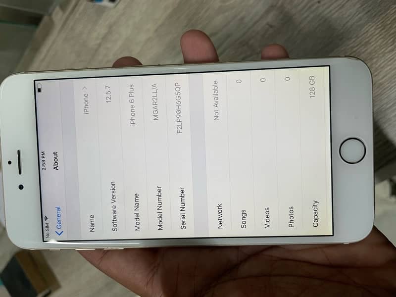 iphone 6+ 128gb pta approved 10/10 1