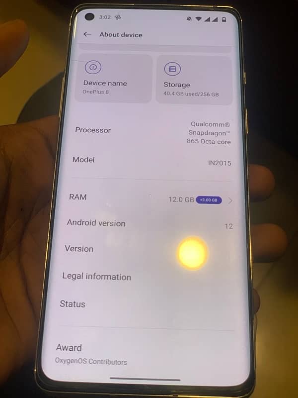 oneplus8 global patched  urgent sale 3