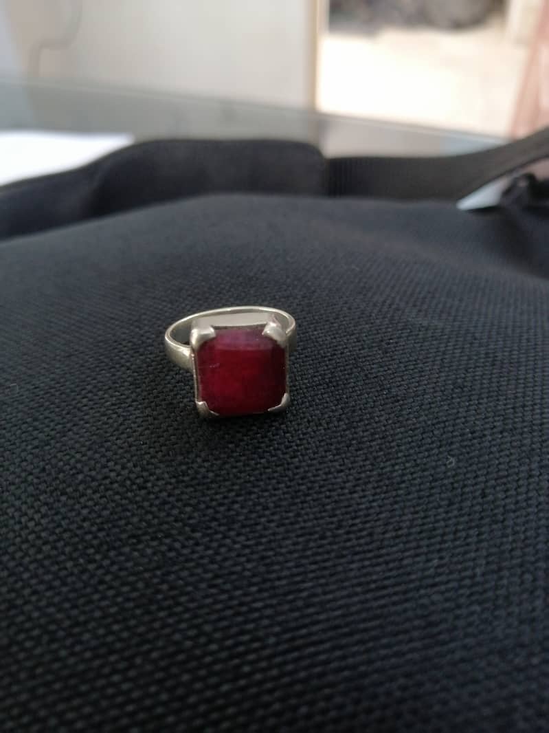 African ruby ring  original jem stone 2