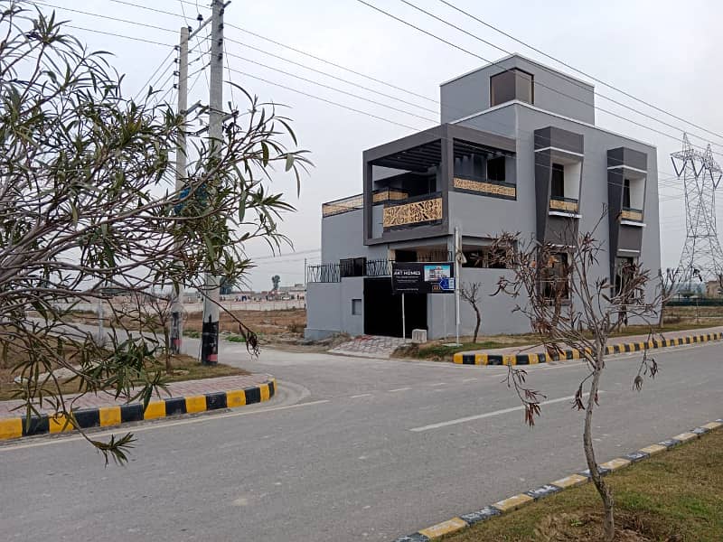 5 marla ideally locate Plot Avaialble at Green Mansions Mardan Phase 2 9