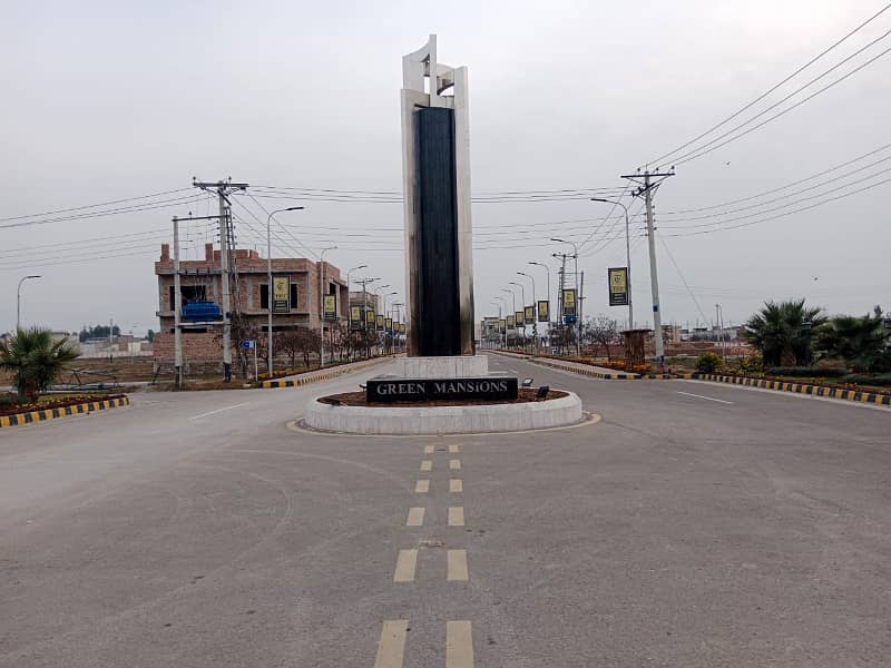 5 marla ideally locate Plot Avaialble at Green Mansions Mardan Phase 2 10