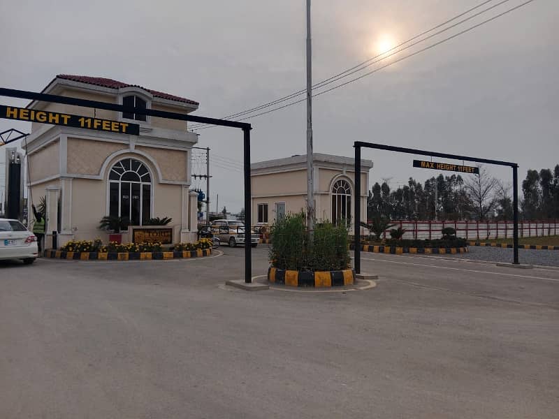 5 marla ideally locate Plot Avaialble at Green Mansions Mardan Phase 2 13