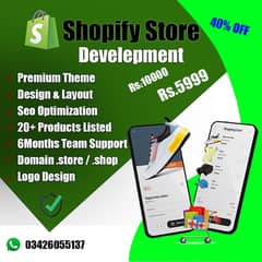 Premium Shopify Develepment /with prermium theme/Shopify/Customization