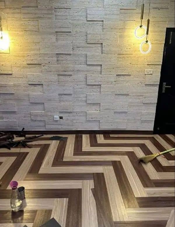 Pvc Vinyl Flooring/Wooden Flooring. 3