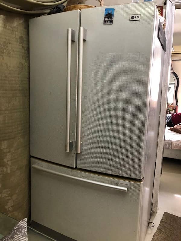 LG Triple door fridge + freezer 1