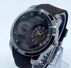 Stylish Analog Man's Stainless steel wrist watch