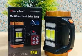 Rechargeable solar emergency light