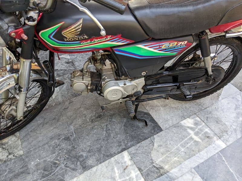 Honda 70 Model 2016 Bio Matric Registration Card 1