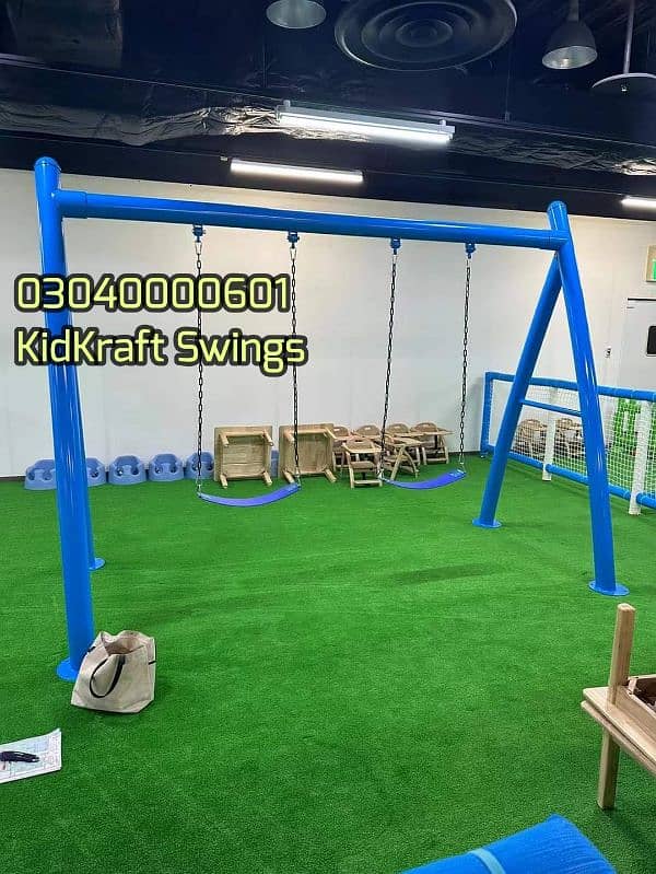 Swings |Slides |Seesaw |Merry go round |Jungle gym |bar |indoor slides 6