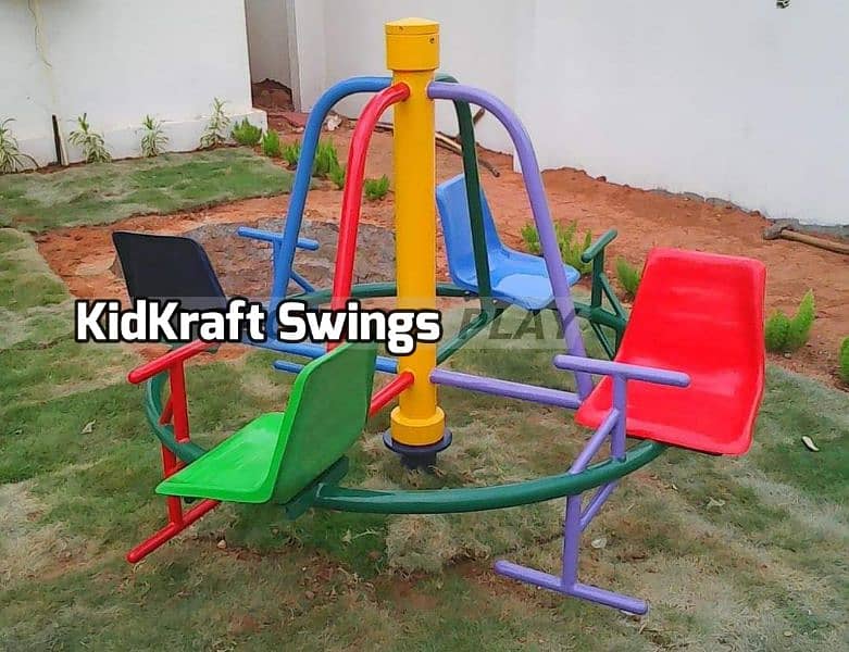 Swings |Slides |Seesaw |Merry go round |Jungle gym |bar |indoor slides 19