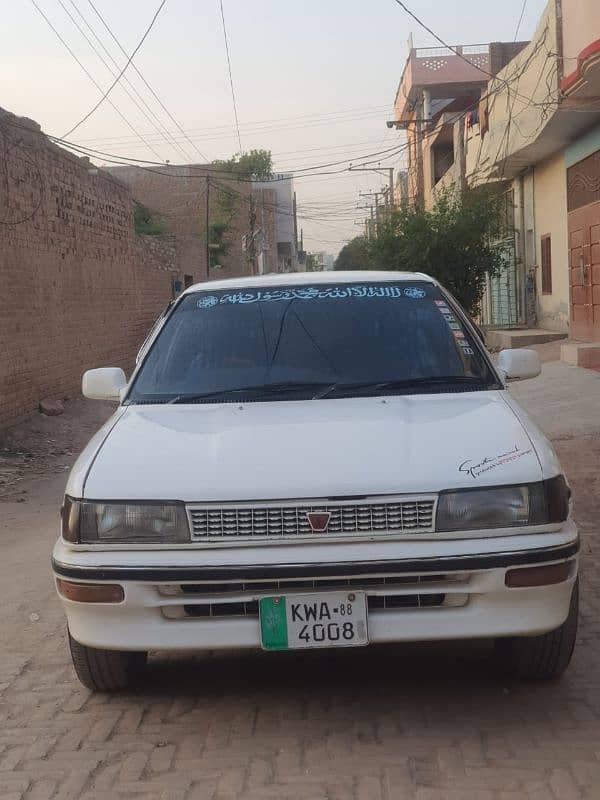 Toyota Corolla XLI 1988   call 0308:0137972 exchange possible 17